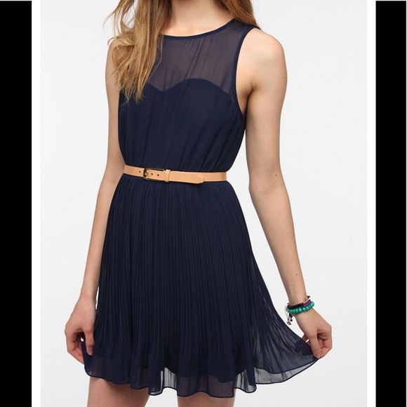 Urban Outfitters x Pins and needles navyblue dress - Picture 1 of 6